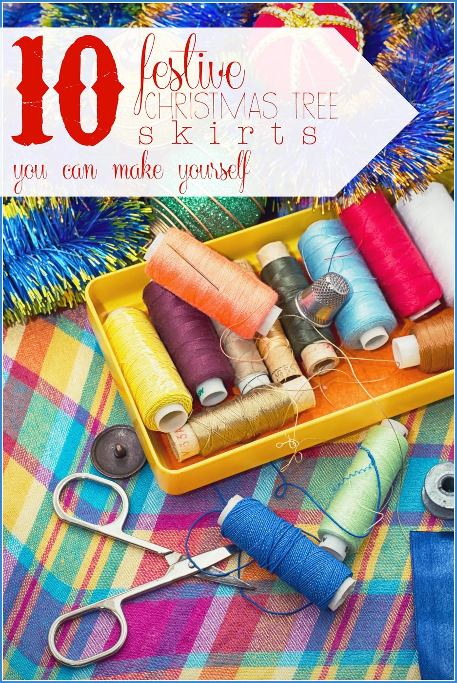 10 Festive Handmade Christmas Tree Skirts - Tipsaholic