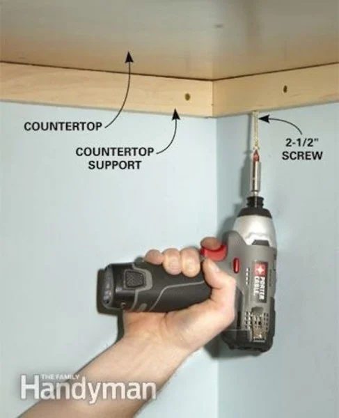 How To Install Countertop Desk Closet Office 487x600 1