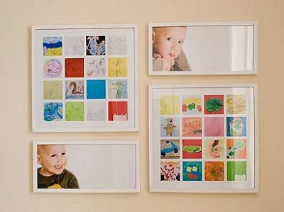 Do you love your kids' art creations, but hate paper clutter? Here are 10 options for what to do with your kids’ art and schoolwork! 10 Creative Ways to Organize Kids' Art and Scho