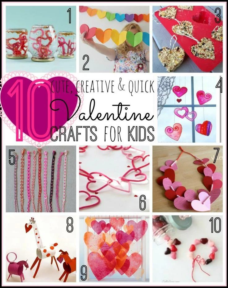 10 Valentine Crafts for Kids - Bekob.com