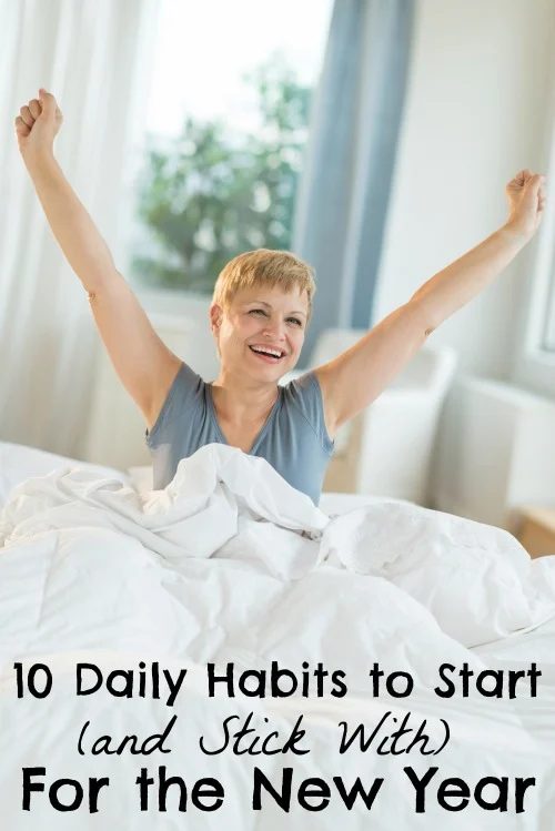With small changes in your daily routine, you can improve your health, your productivity, and your happiness. Adopt these 10 daily habits for the new year! via tipsaholic.com #newy