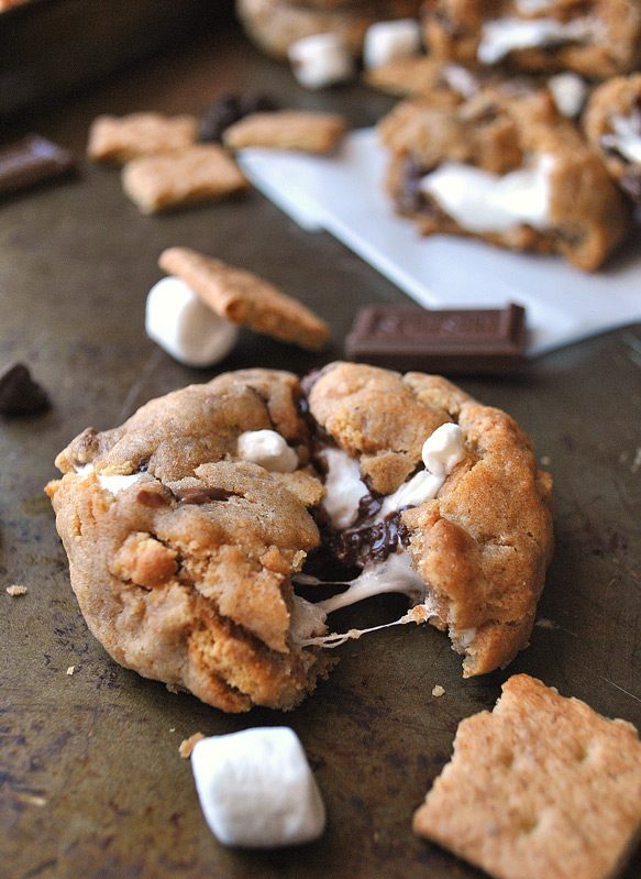 You don't have to go camping to enjoy the delicious flavor of s'mores. Get cooking with these 10 delicious s'mores inspired desserts! 10 Delicious S'mores Inspired Desserts via @ti
