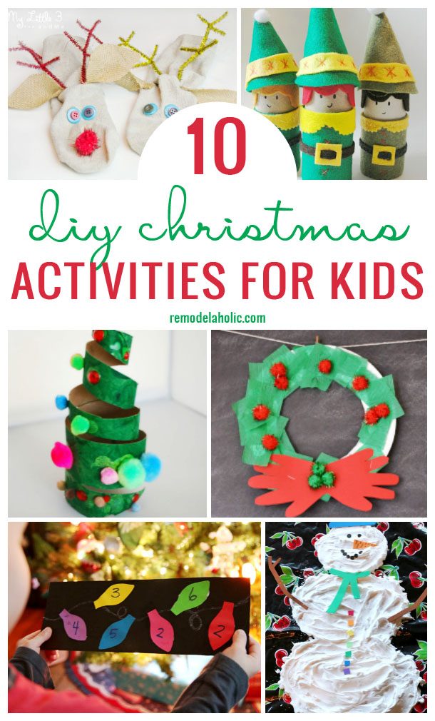 From elves and trees to snowmen, and more, these crafts and activities will give your kids a chance to express their creative energy and feel the Christmas spirit. 10 Handmade Chri