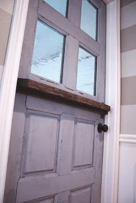 Doors are so functional that we sometimes forget that they can be made striking, too. look at these 10 Handmade door projects for some great options! 10 Handmade Door Projects via 