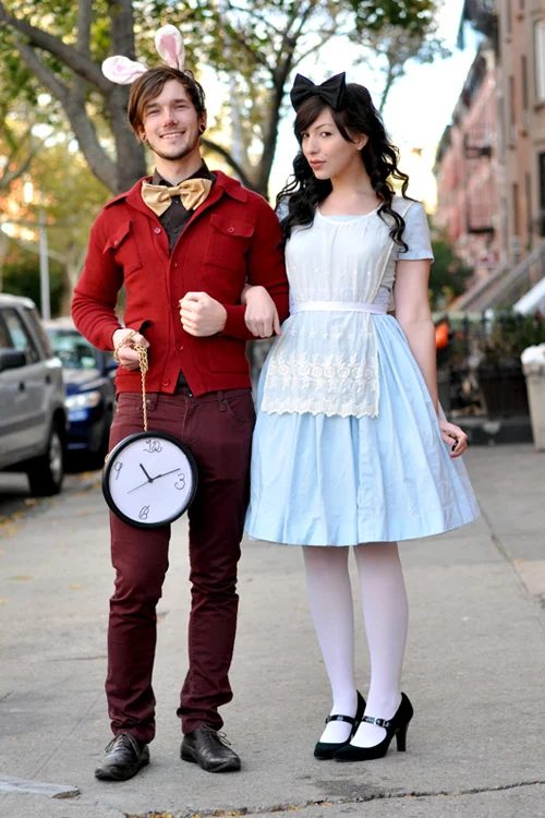 Dress up with your significant other this year! Handmade Halloween Costumes for Couples