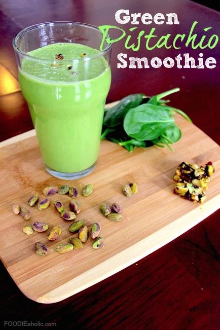 St. Patrick's Day breakfast option: green pistachio smoothie from Bekob