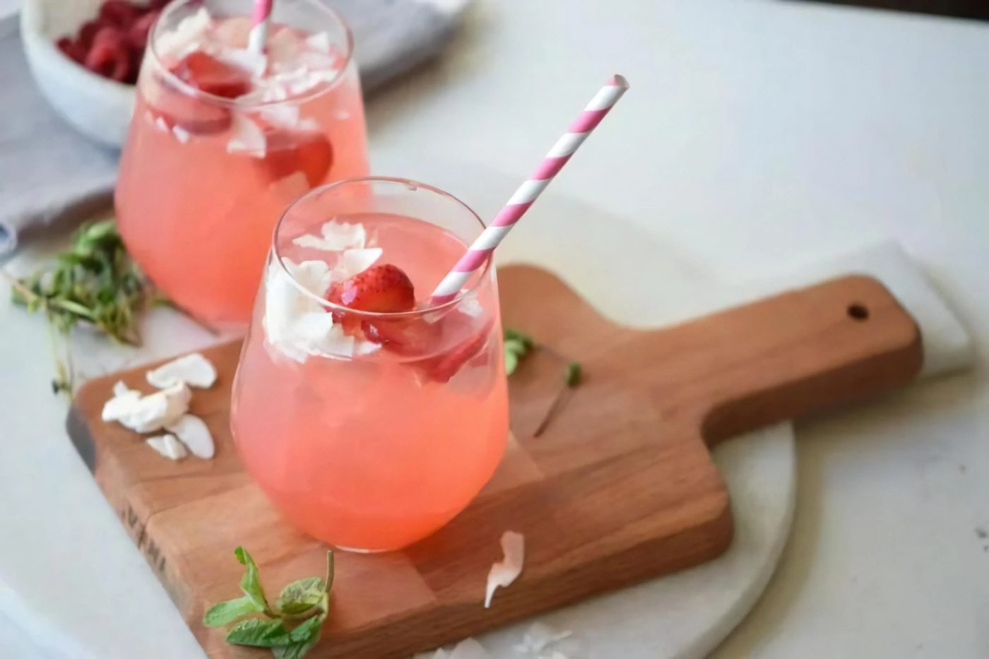 Starwberry Coconut Mocktail 084053