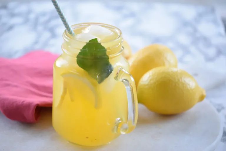 Basil Passionfruit Lemonade