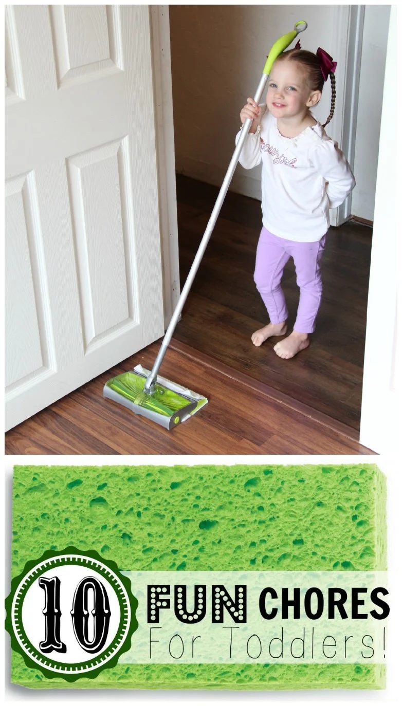 10 Fun Chores for Toddlers!