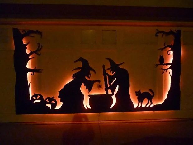Cute Halloween Witches Garage Door option