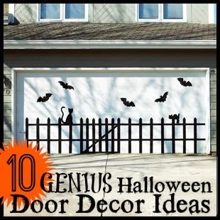 10 Genius Halloween Door Decor options - Bekob.com