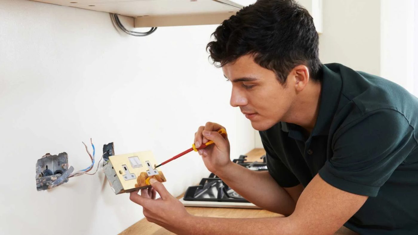 Man Doing Electrical Repair