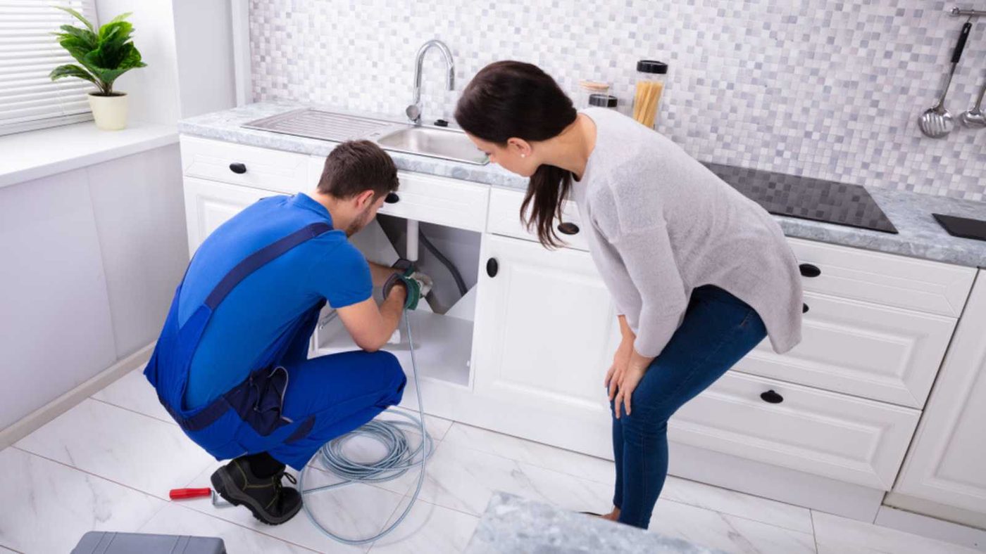 Man Doing Plumbing