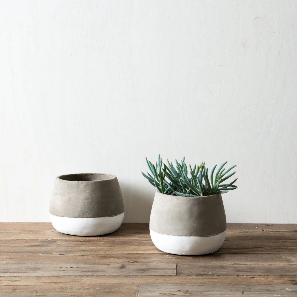 Handmade Cement Pot Magnolia Market Handmade