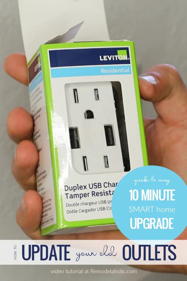 How To Update Old Outlets To A USB Charging Plug | Installing a new dual USB outlet only takes about ten minutes! Learn how straightforward it is to give your home this SMART updat