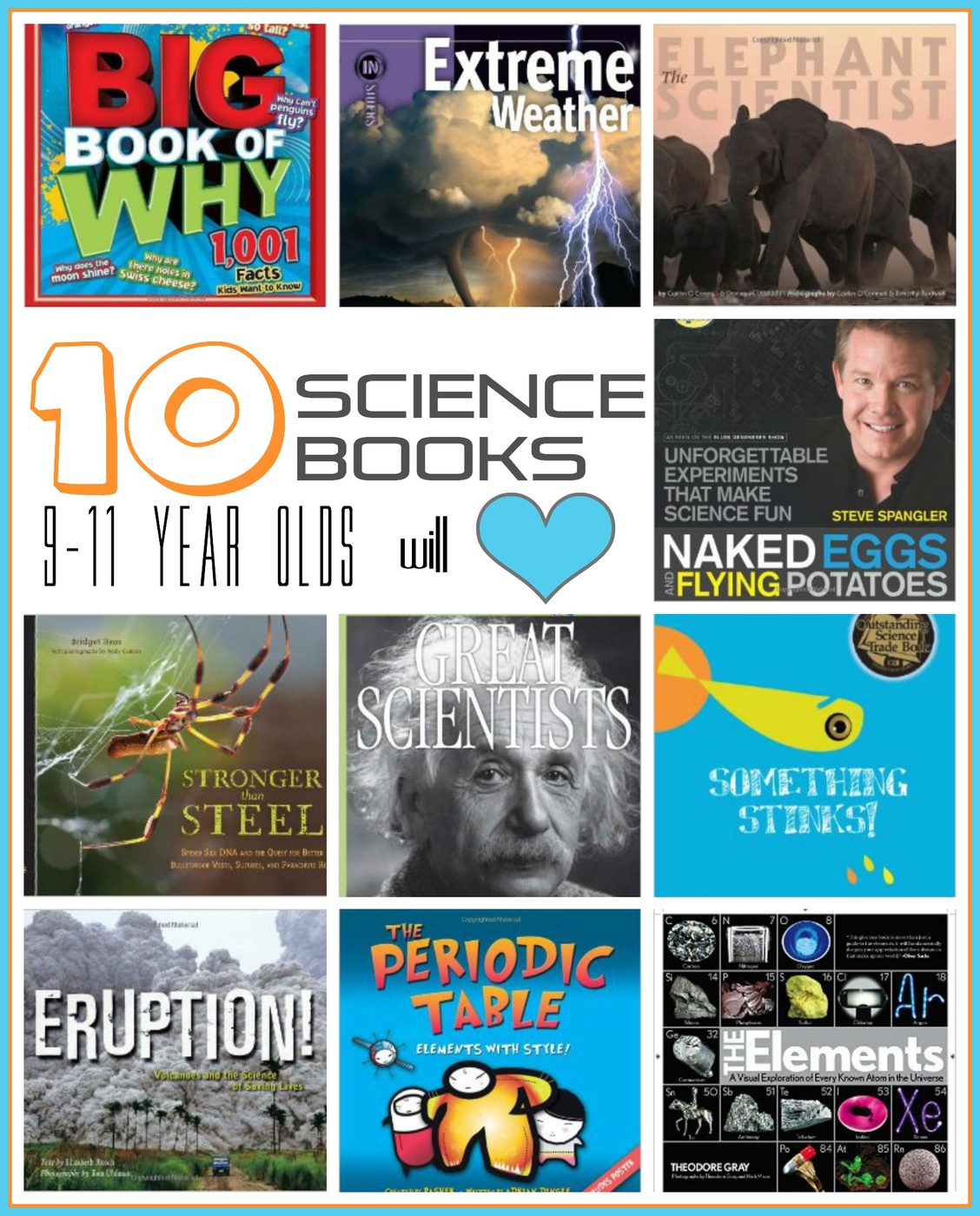 Keep the kids interested in science. 10 Science Books 9-11 Year Olds Will Love - Tipsaholic, #science, #kids, #education, #homeschool, #books, #reading