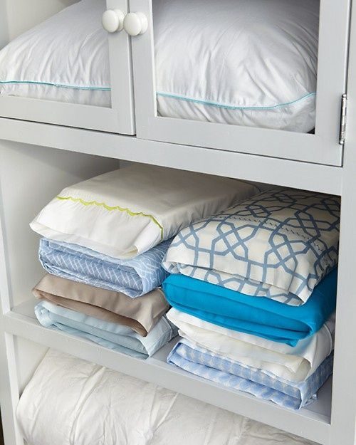bedsheets storage