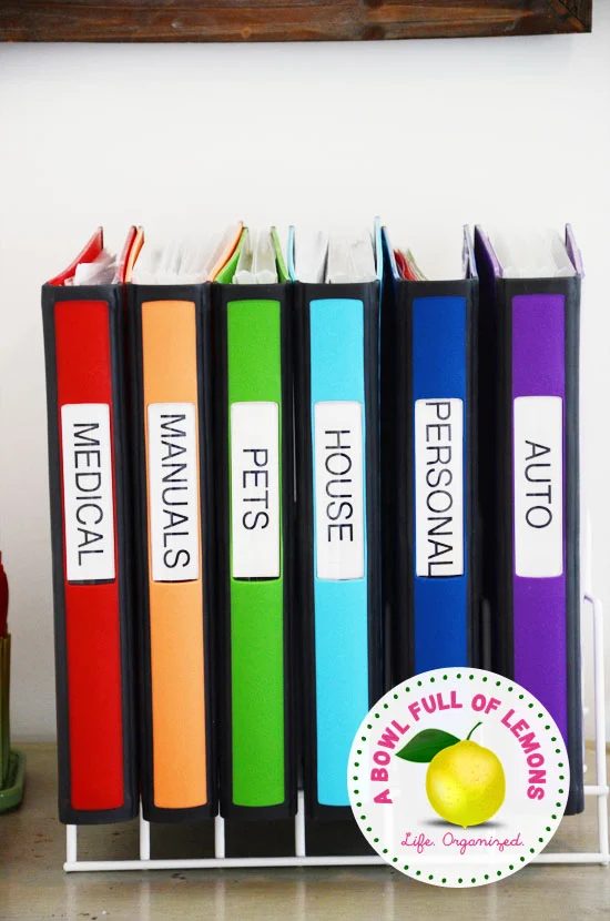colored binders