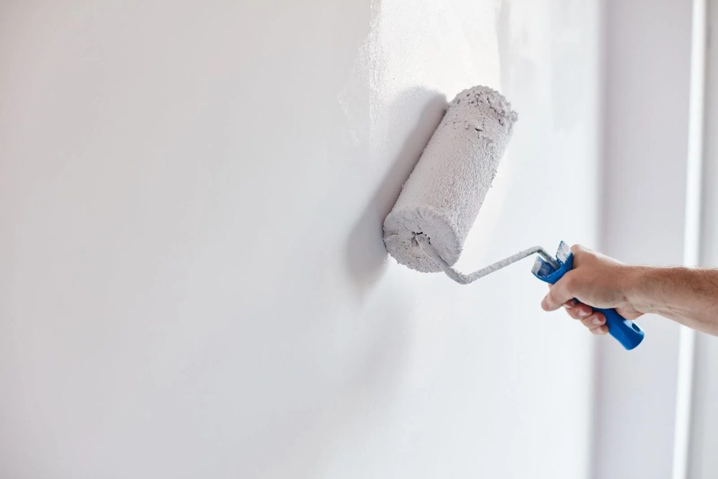 White Paint Roller