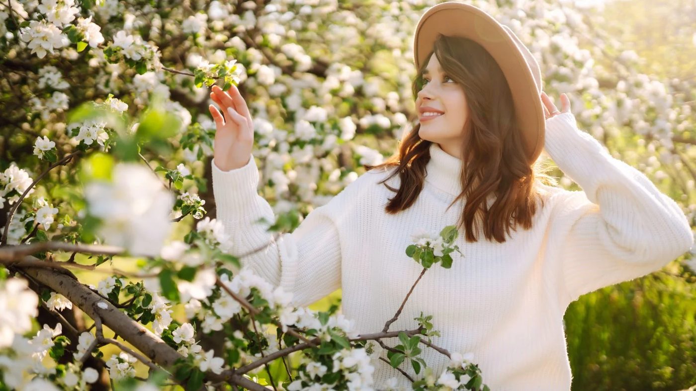 Elegant Garden Woman
