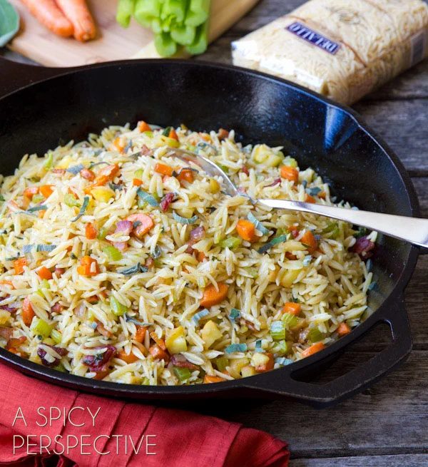 Thanksgiving has special types of food that most people eat, but there are lots of different ways to prepare each dish. Stuffing is a Thanksgiving staple. Try one of these 10 Uniqu
