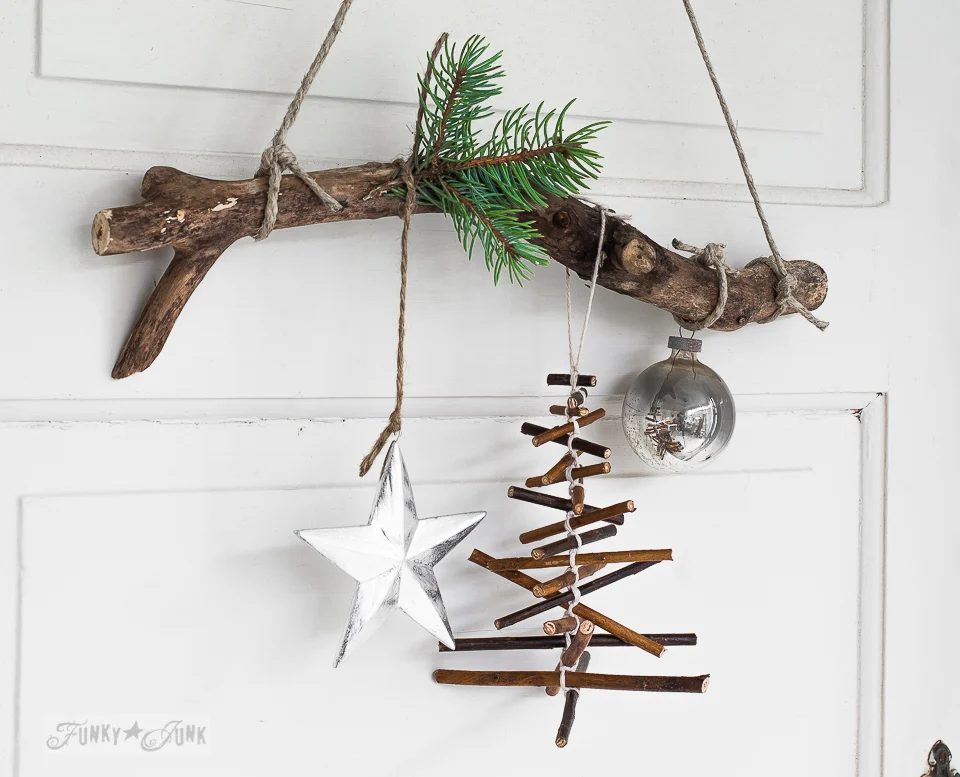 Twig Christmas Tree Funky Junk Interiors 012