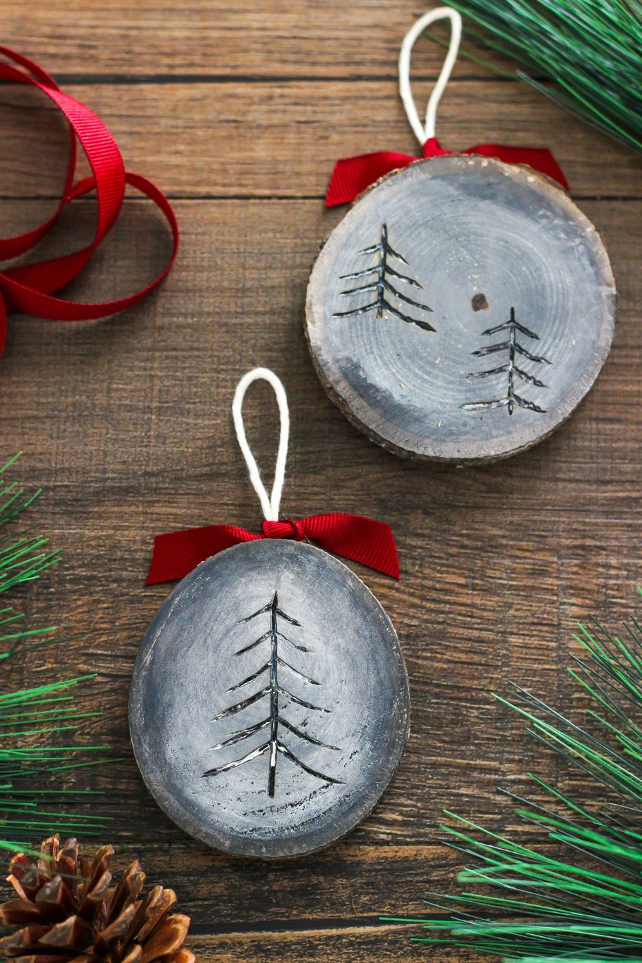 Wood Slice Ornaments