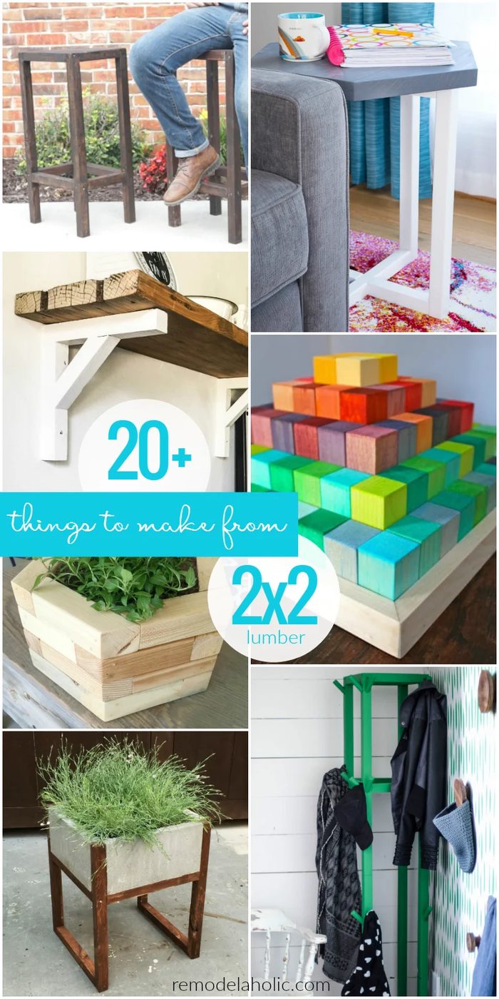 20 Things To Make And Build Using 2x2 Wood Boards @Bekob