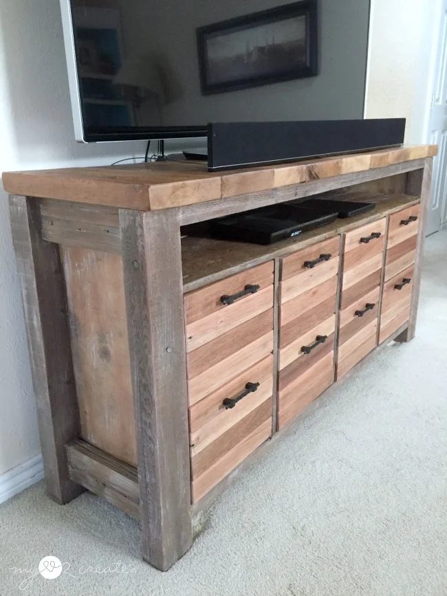 Side Shot Of Media Console, MyLove2Create
