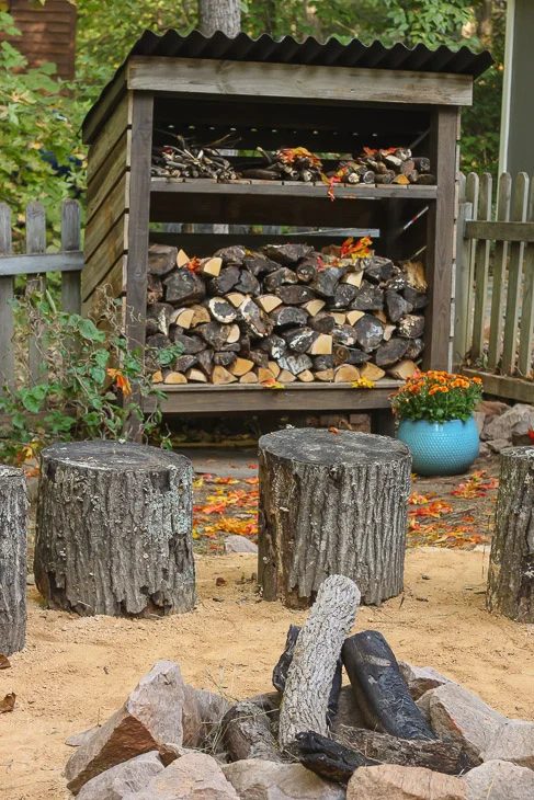 Wood Storage Shed Vertical