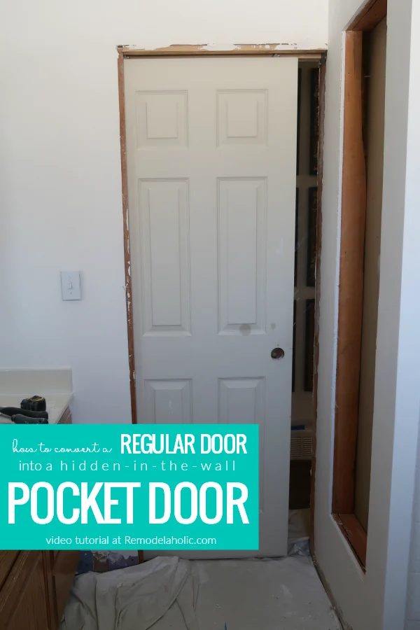 How To Convert A Regular Door Into A Hidden Pocket Door #Bekob