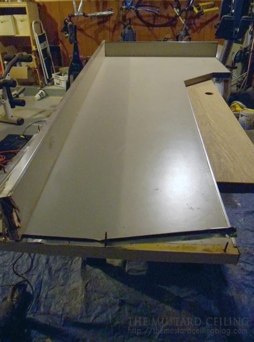 use old countertop as a template for the new wood countertop, The Mustard Ceiling on @Bekob