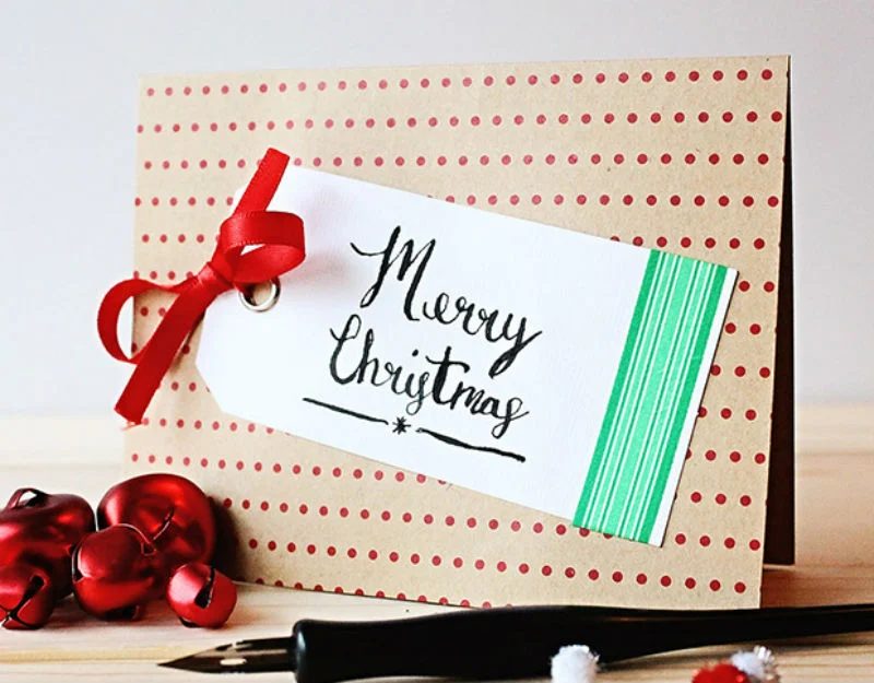 11 straightforward Handmade Christmas Cards