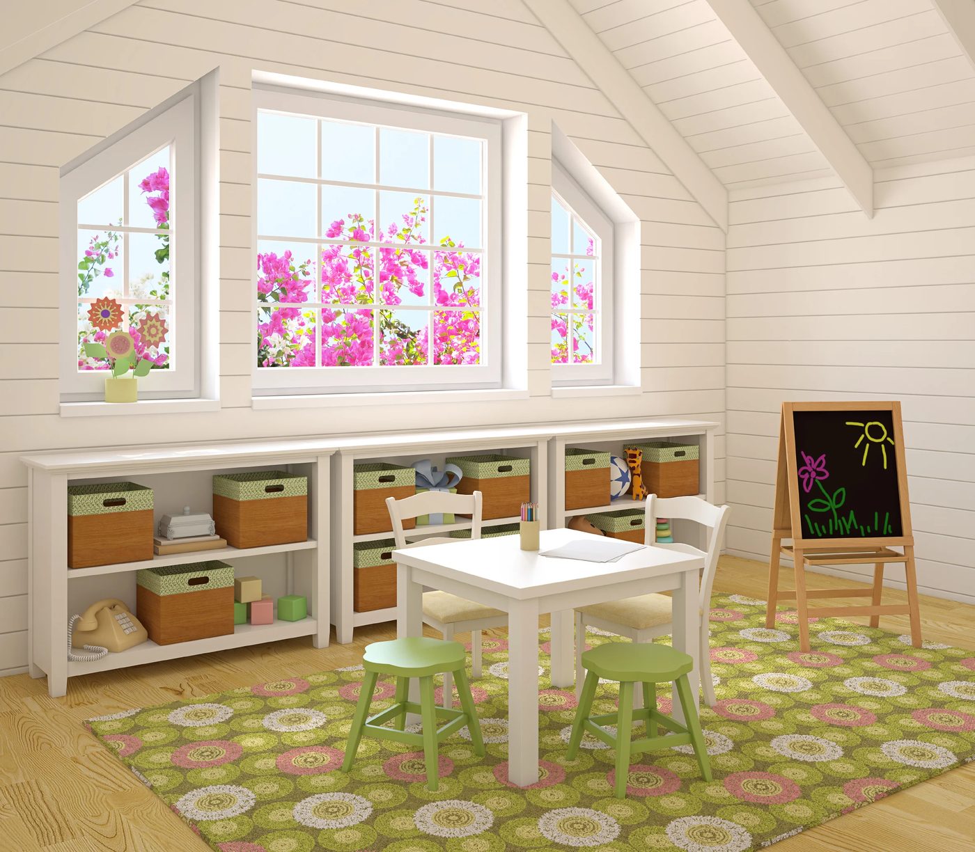 12 Fun and Functional Playroom options