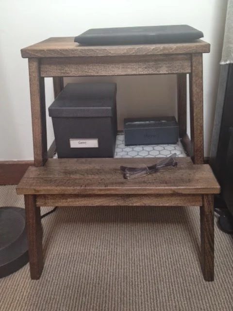 ikea bekvam stool method, nightstand with storage