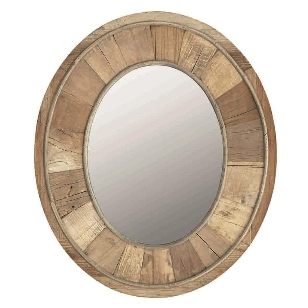 Farmhouse Bedroom 03 Wood Mirror