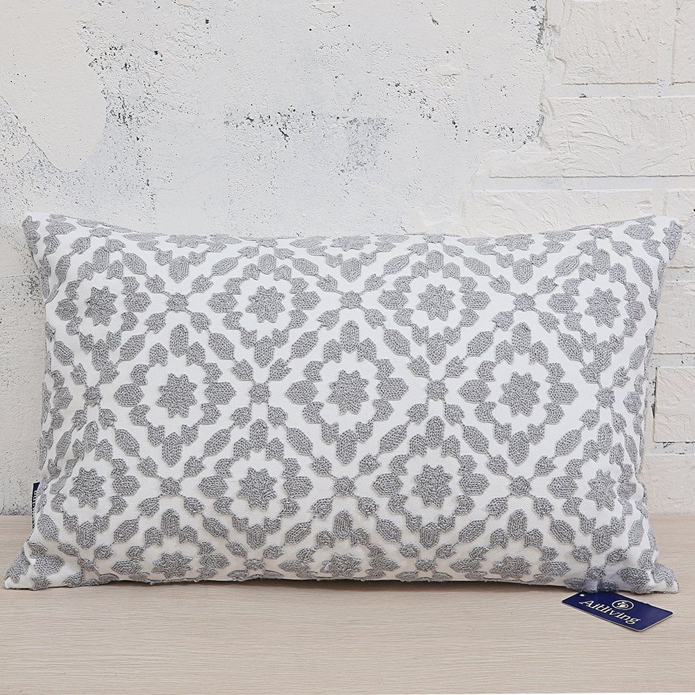 Farmhouse Bedroom 10 Velvet Patterned Pillow