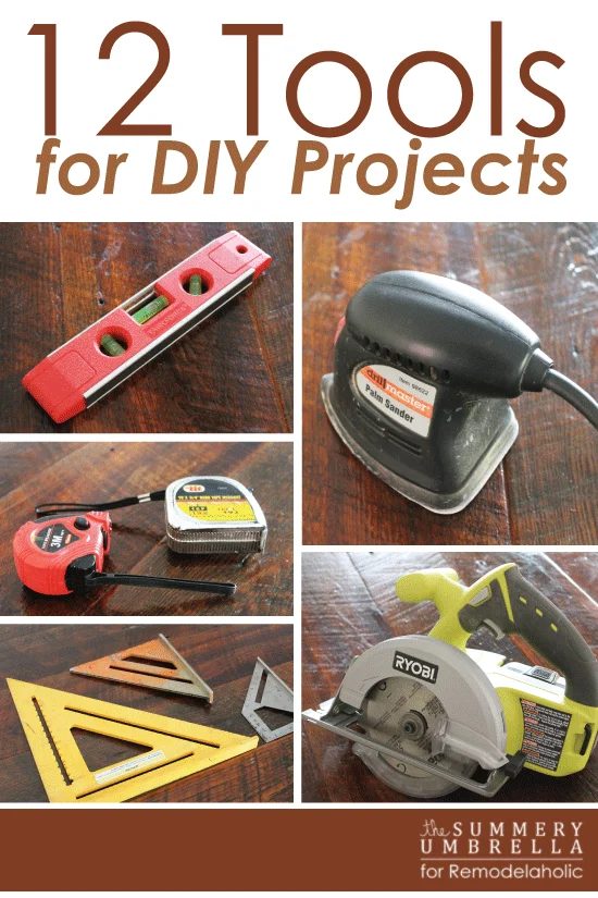 The Top 12 Tools You Need to Handmade -- these tools will get you through any project!