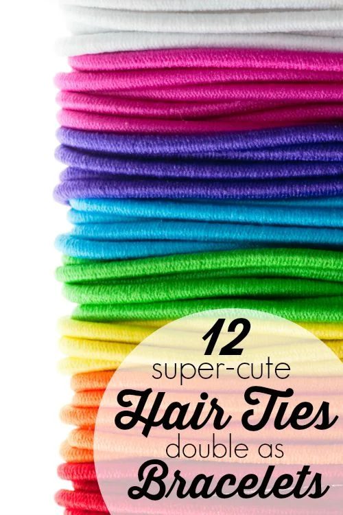 Do you always wear your hair ties around your wrist in case of a hair emergency? Try these 12 hair ties that double as bracelets for a more stylish look! 12 clearly-Cute Hair Ties 