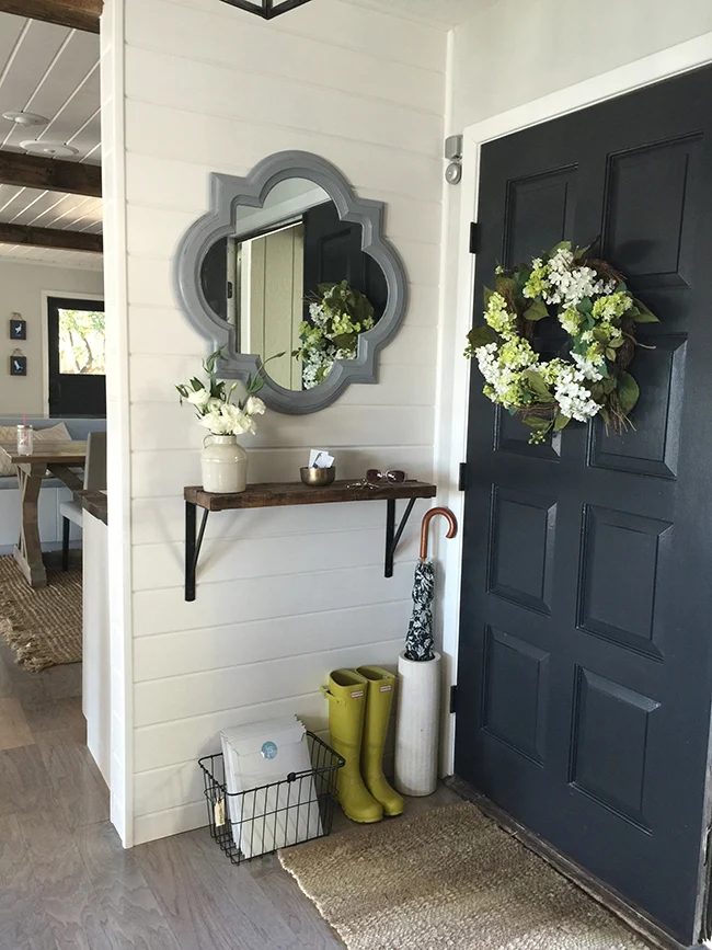 behind the door mudroom area, Jenna Sue Designs