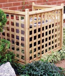 lattice screen hide ac unit