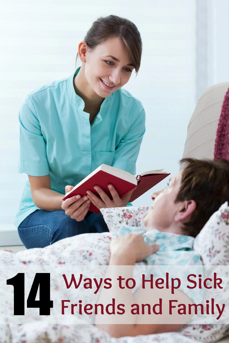 Don't just say "call if you need anything." Use these options to help sick friends and family and make a real difference during their time of need. 14 Ways to Help Sick Friends and