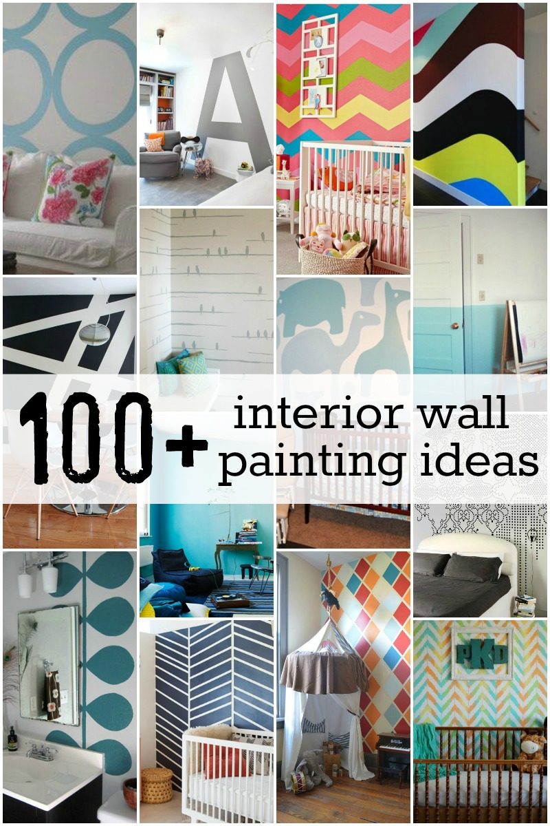 100 interior wall painting options at Bekob.com #painting #walls #design #inspiration