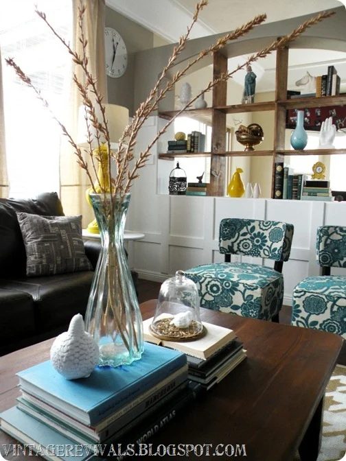 Teal And Yellow Living Room[7]