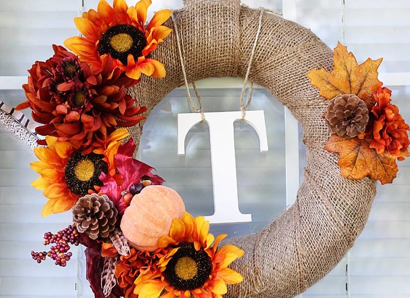 15 Handmade Fall Wreath options