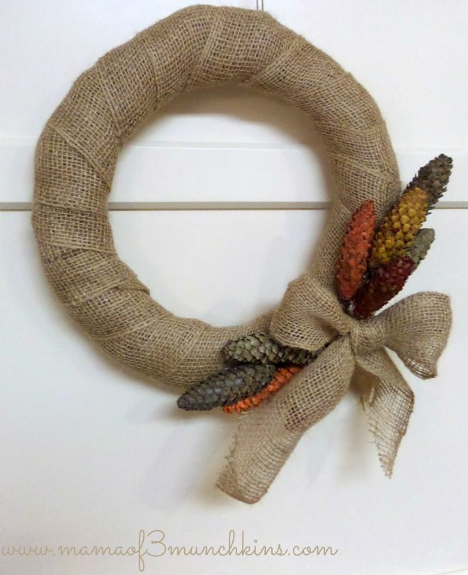 15 Handmade Fall Wreaths Mama Of 3 Munchkins Bekob