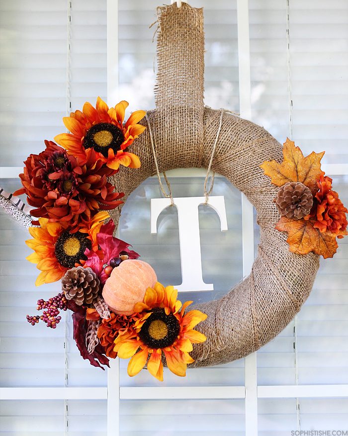 Fall wreath options, sunflower autumn wreath by Sophistishe on Bekob.