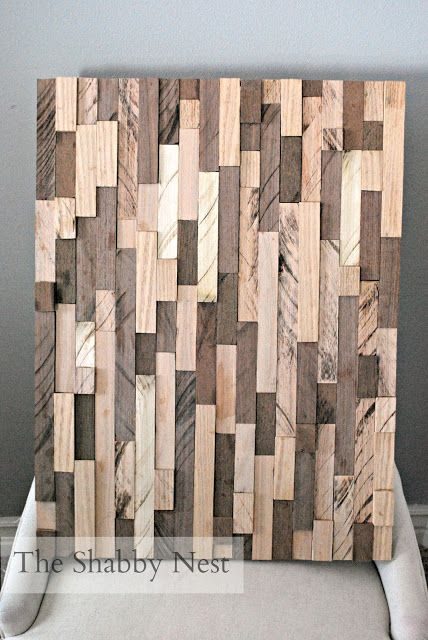 pottery barn woodwork art Handmade