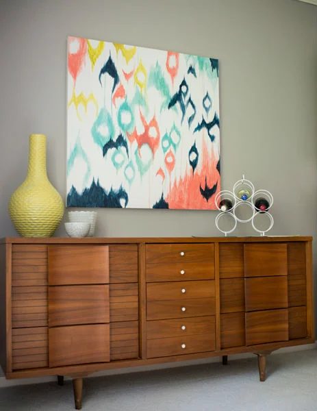 Handmade Ikat Painting, so colorful!