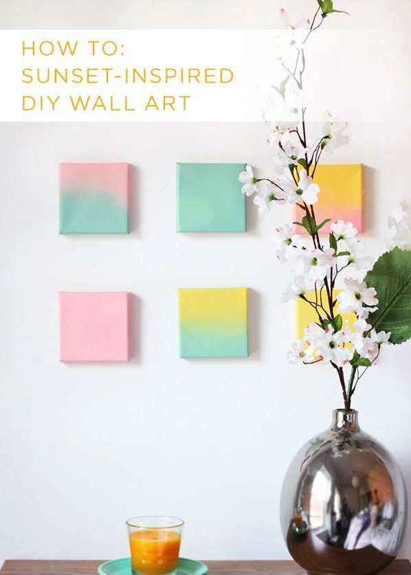Sunset Inspired Wall Art